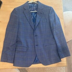 Nautica Blue Plaid Men's Jacket